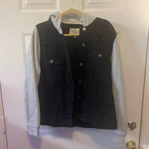 Black jean jacket